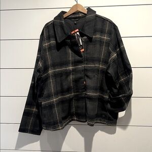 BANANA REPUBLIC SOFT FLEECE SNAP FRONT JACKET XXL NWT